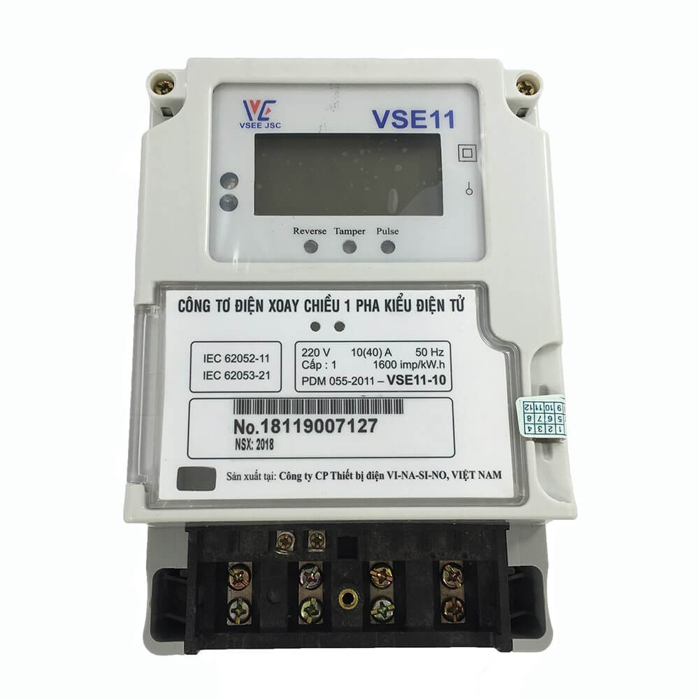 Đồng hồ - Công tơ điện tử 1Pha VSE11-10