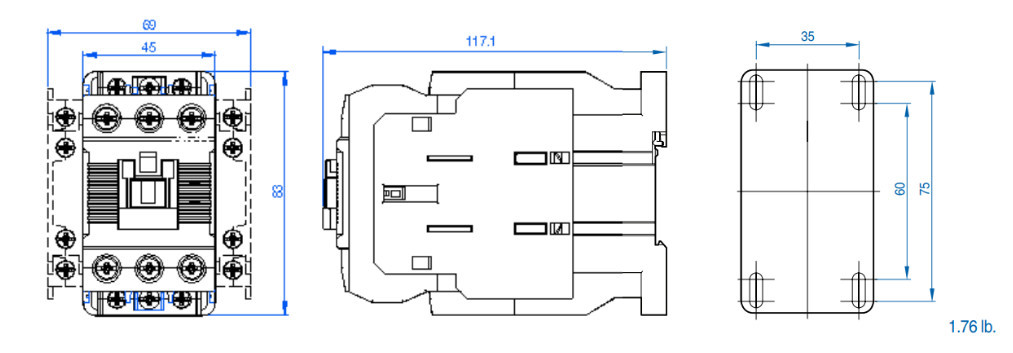 Khởi động từ CONTACTOR LS MC-12a AC110V