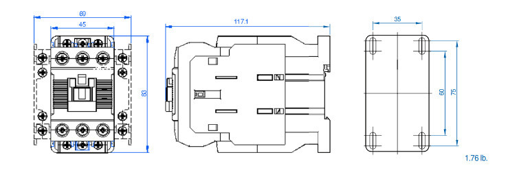 Khởi động từ CONTACTOR LS MC - 6a  AC380V