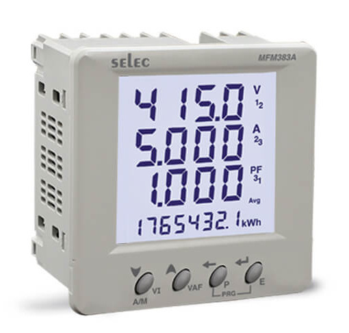 Đồng hồ đo điện đa năng Selec MFM383A-C 96x96mm