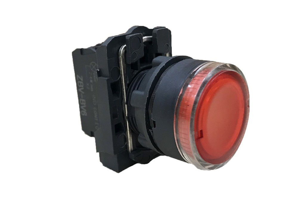 Phụ Kiện Tủ Điện Công Nghiệp Nút Nhấn Có Đèn Màu Đỏ MT-PR-A102_Master.