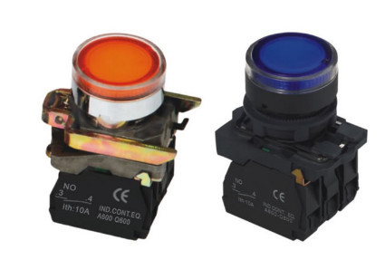 Nút nhấn nhả có đèn