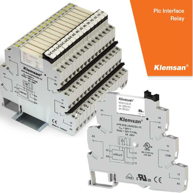Relay rơ le trung gian 6mm KPR-SCE-24VAC/DC-1C