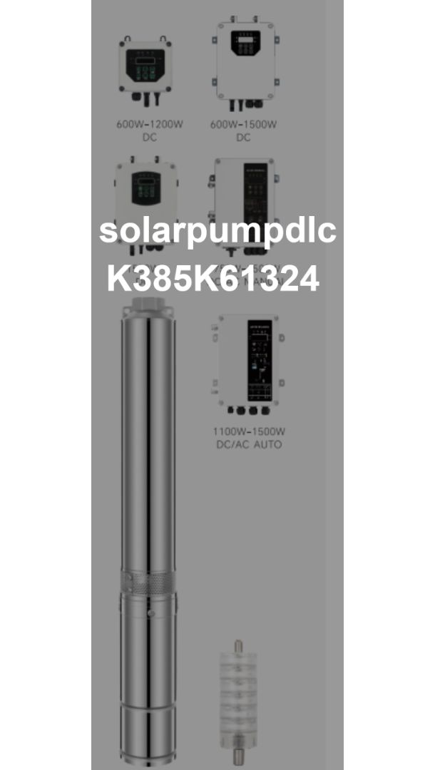 Bơm Giếng Khoan Năng Lượng Mặt Trời 2 Inch (50.8mm) 300W/0.4HP